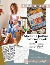 Modern Quilting Coloring Book