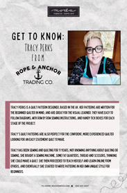 Get to Know Tracy Perks