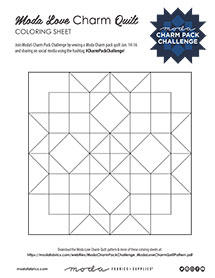 Moda Love Coloring Sheet