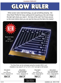Glow Rulers From Carolina Moore