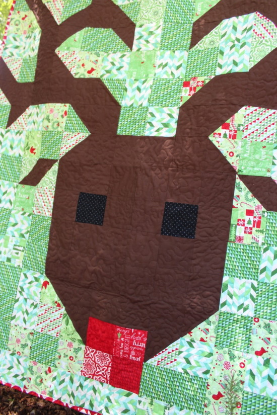 Reindeer Quilt 10