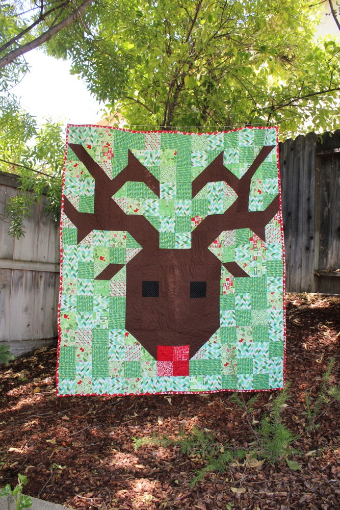 Reindeer Quilt 7