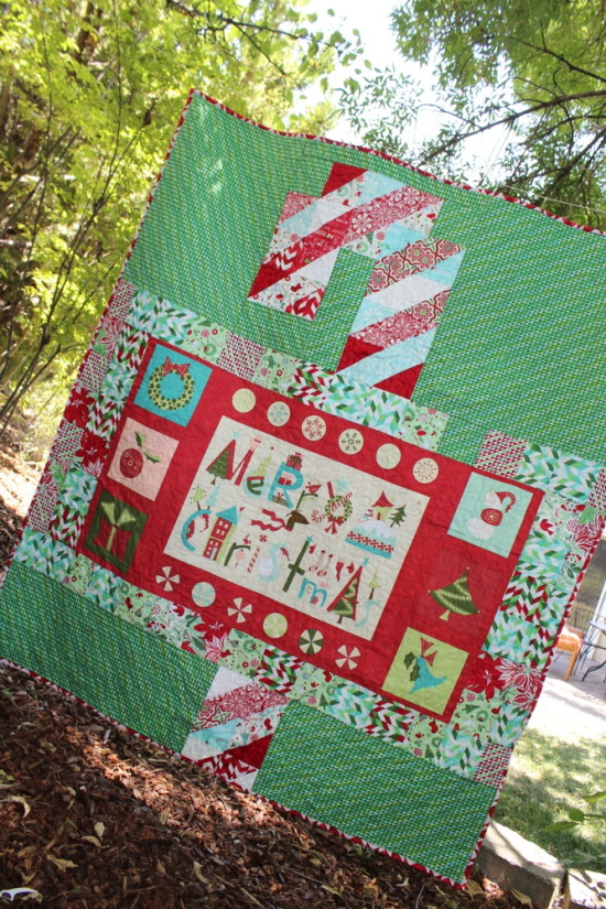 Reindeer Quilt 8