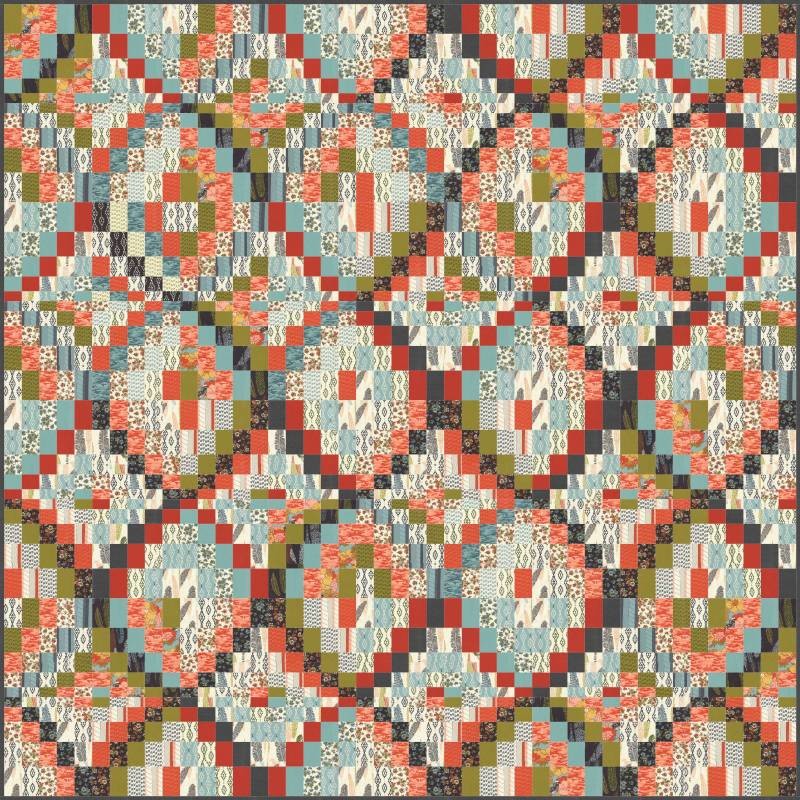 bargello scrappy trips