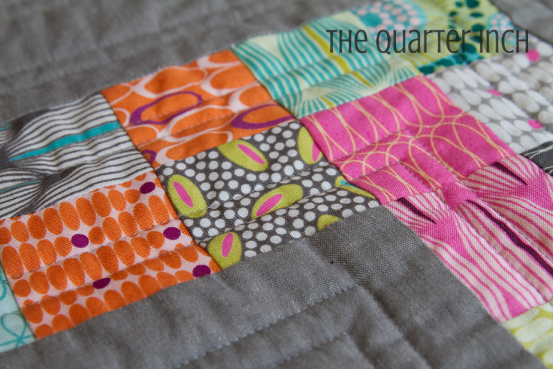 Close-up of quilting