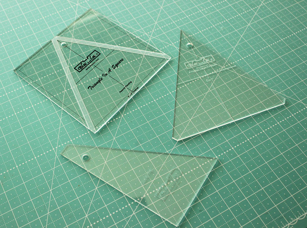 triangle in a square ruler
