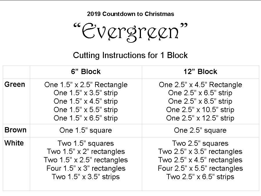 Tree - Cutting Instructions